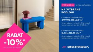 Promocja Quick Step na panele podłogowe 2026 Promocja Quick_Step 2026 PANELE LAMINOWANE